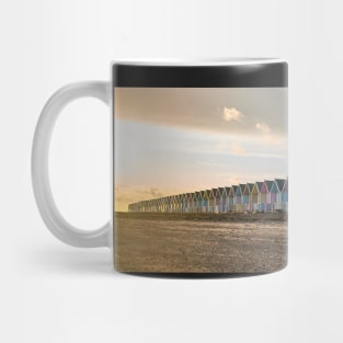 Beach huts, Mersea  Island Mug